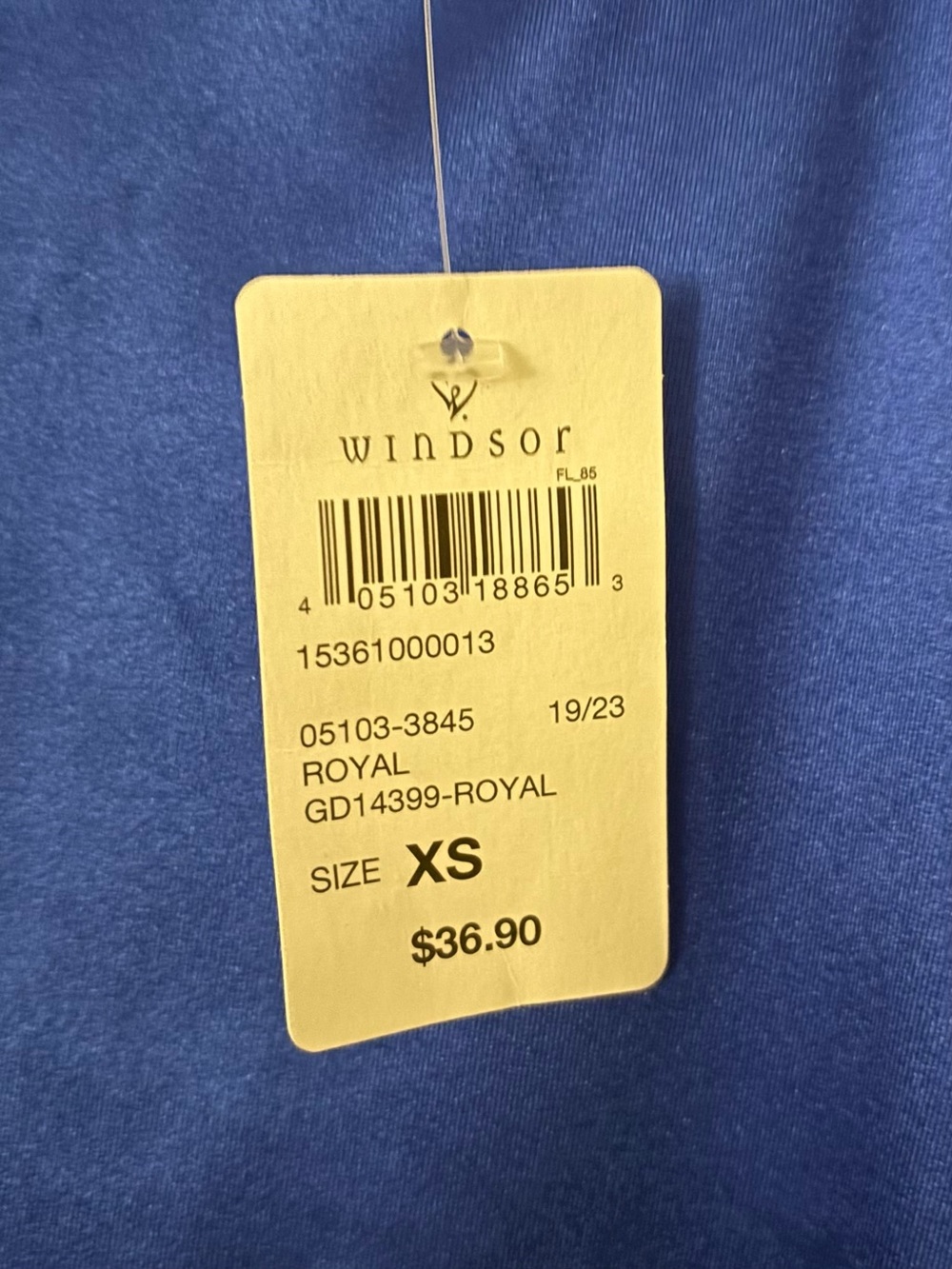 Windsor Royal Blue Women's dress